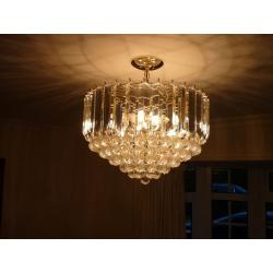 Large glass ball layered light