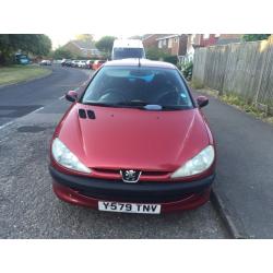 Peugeot 206 1.4 Petrol with MOT 03/2017 ONLY 47k miles 495