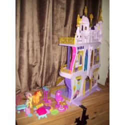 my little pony canterlot castle like new