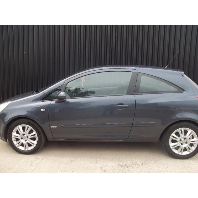 2007 (57) Vauxhall Corsa 1.3 CDTi 16v Design 3dr (a/c) Diesel Service History, 2 Keys May P/x