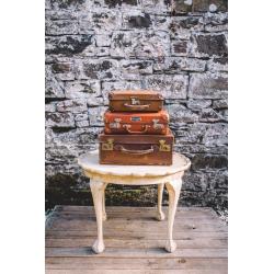 **REDUCED** Occasional Side Table - Shabby Chic - Hand Painted in Annie Sloan Old Ochre Chalk Paint