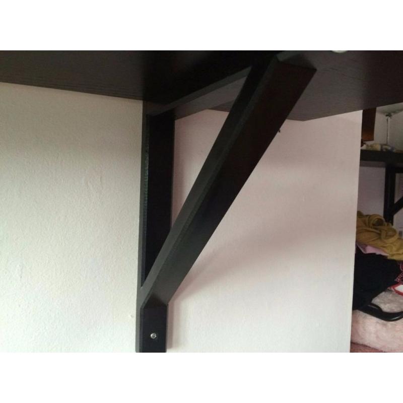 Shelves (IKEA) : Black/brown