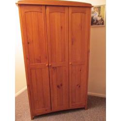 Triple Pine wood wardrobe