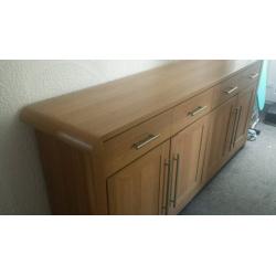 Large Sideboard walnut effect