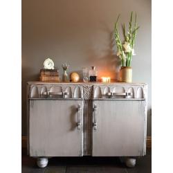 Rustic wooden sideboard