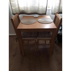 Dinning room table and chairs