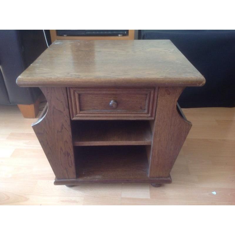 Solid Oak Coffee Table