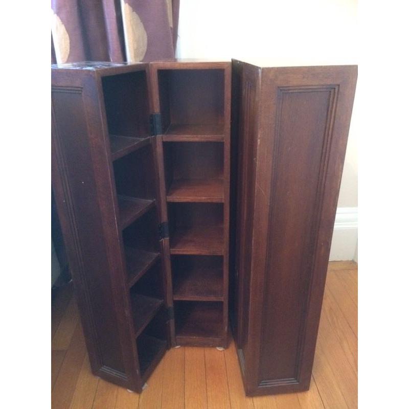 CD holder bookcase - redwood imported from USA