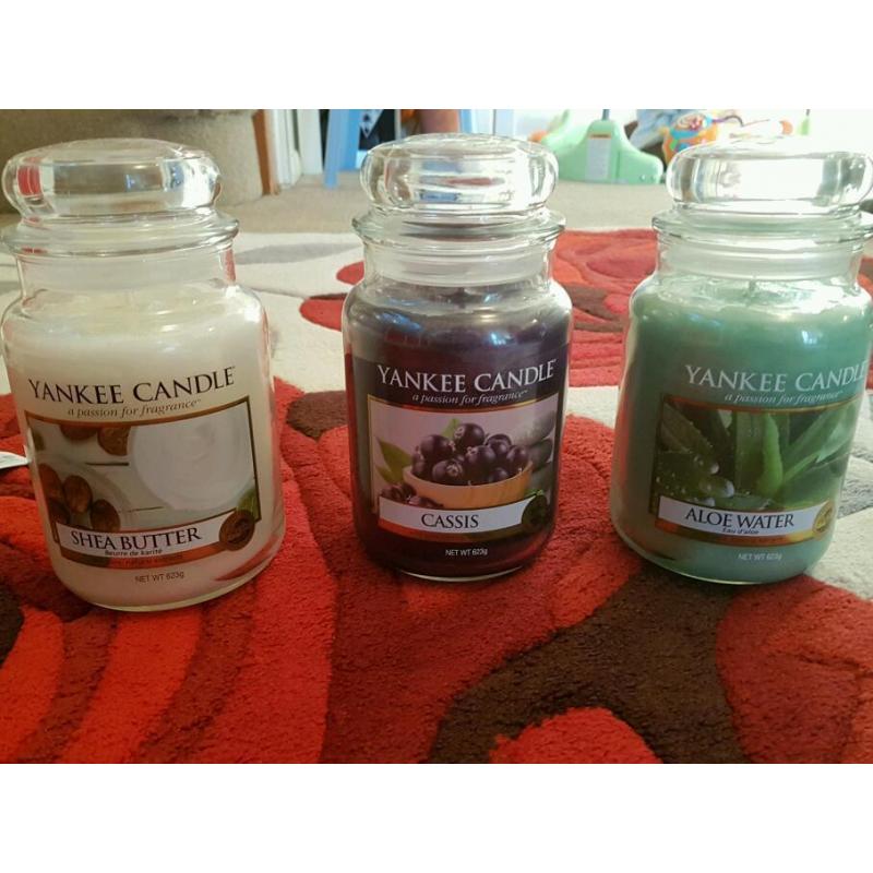 Yankee candles.