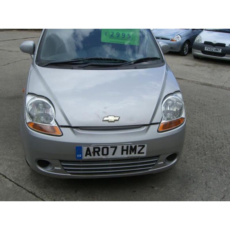 CHEVROLET MATIZ 1.0 SE 5DOOR, Silver, Manual, Petrol, 2007