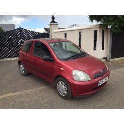 2003 Toyota Yaris 1.3 VVTi Red 2002MY Colour Collection