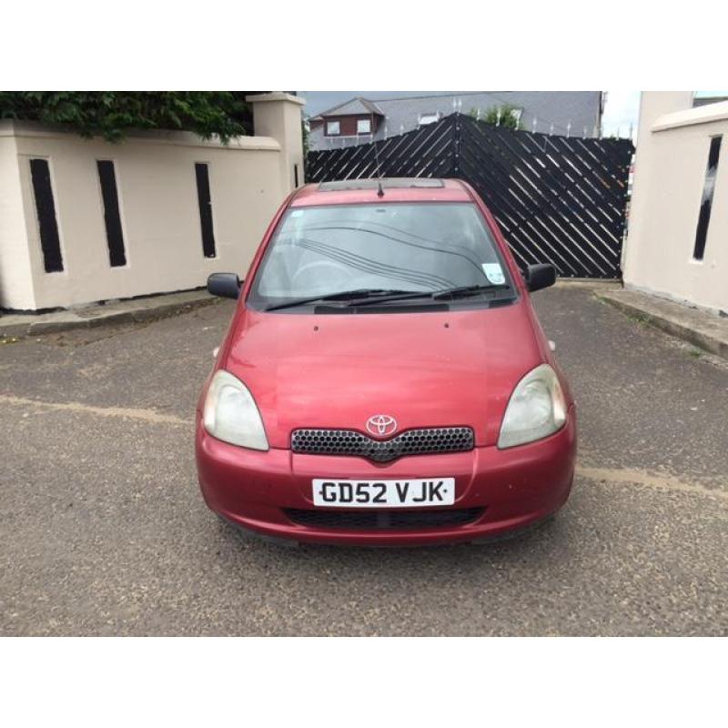 2003 Toyota Yaris 1.3 VVTi Red 2002MY Colour Collection