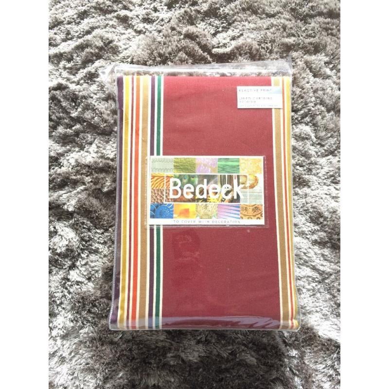 Bedeck curtains new unopened