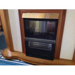 Fire surround with electric fire