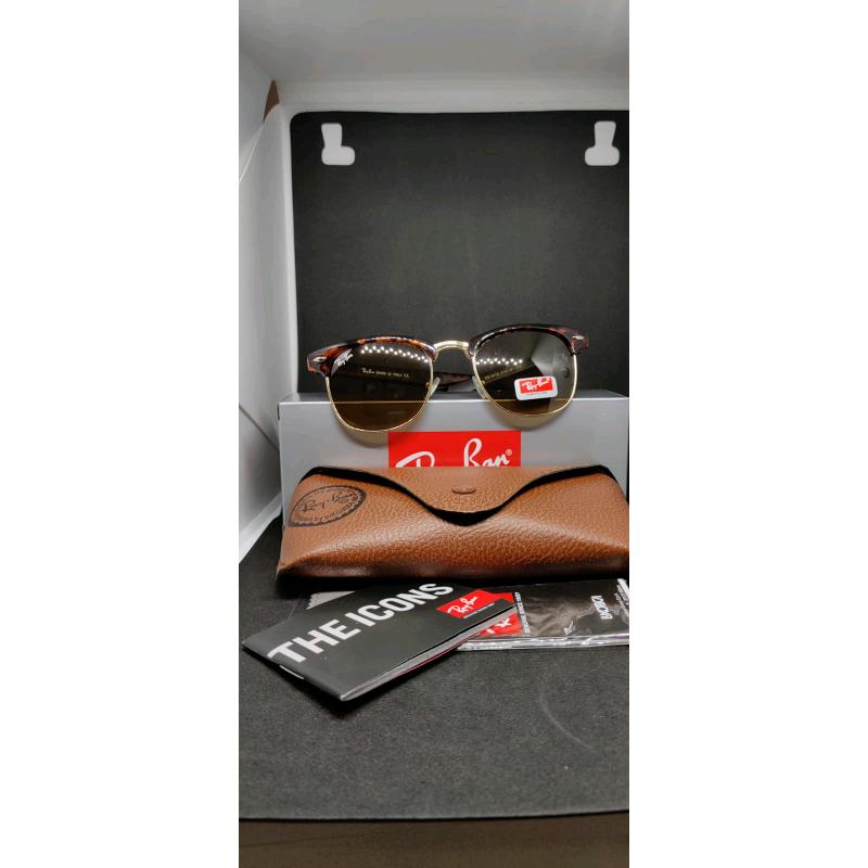 Ray-ban clubmaster sunglasses tortoishell