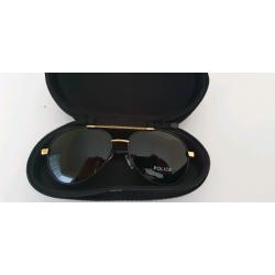 Mens versace police gold desing sun glasess