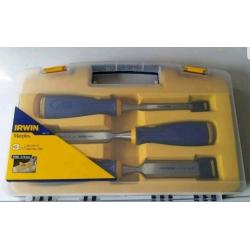 Irwin Marples MS500 Soft Touch Bevel Edge Chisel - 3 Piece Set