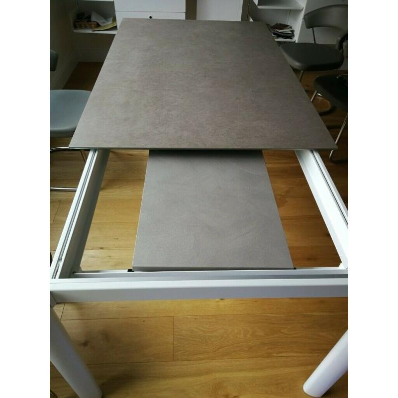 Italian designer extending dining table like new ceramic top 140 - 180 - 220 Calligaris