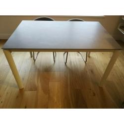 Italian designer extending dining table like new ceramic top 140 - 180 - 220 Calligaris