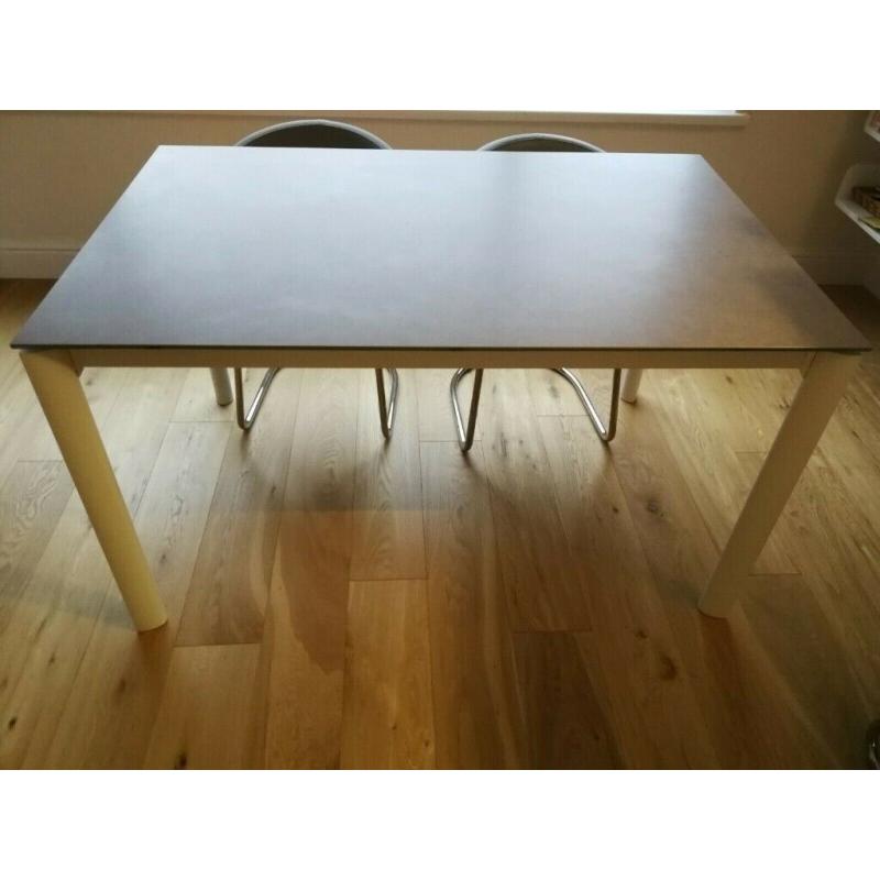 Italian designer extending dining table like new ceramic top 140 - 180 - 220 Calligaris